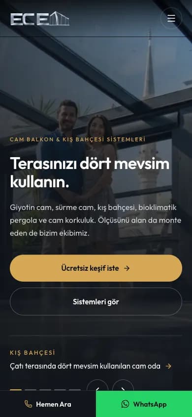 Ecem Cam Balkon — mobil