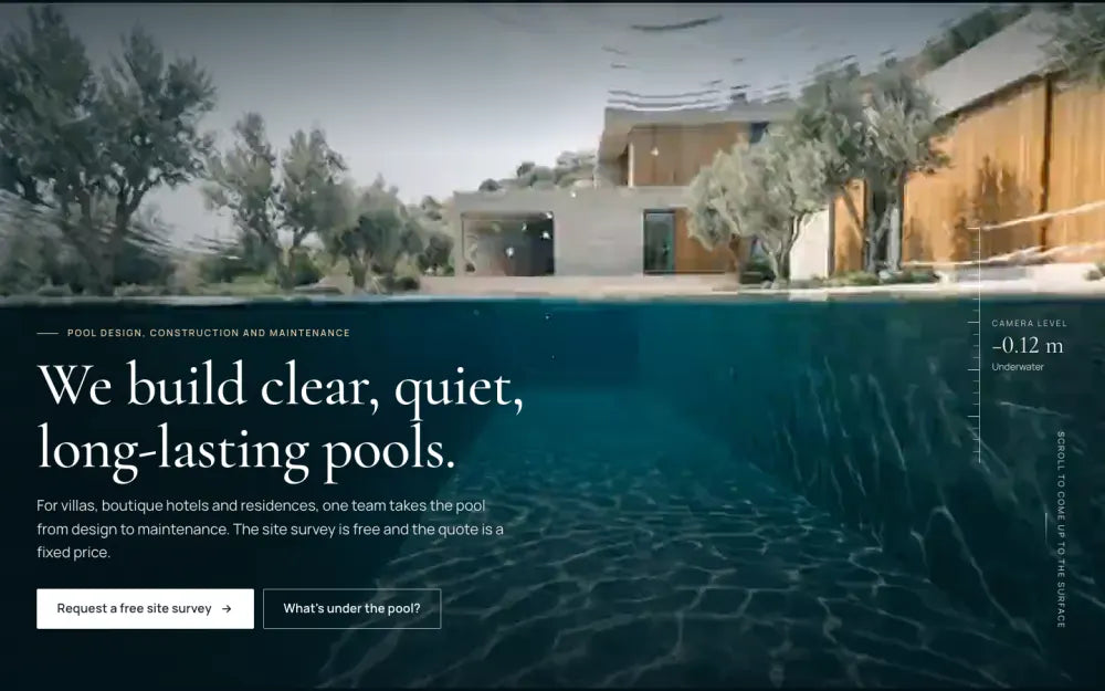 Laguna website template preview