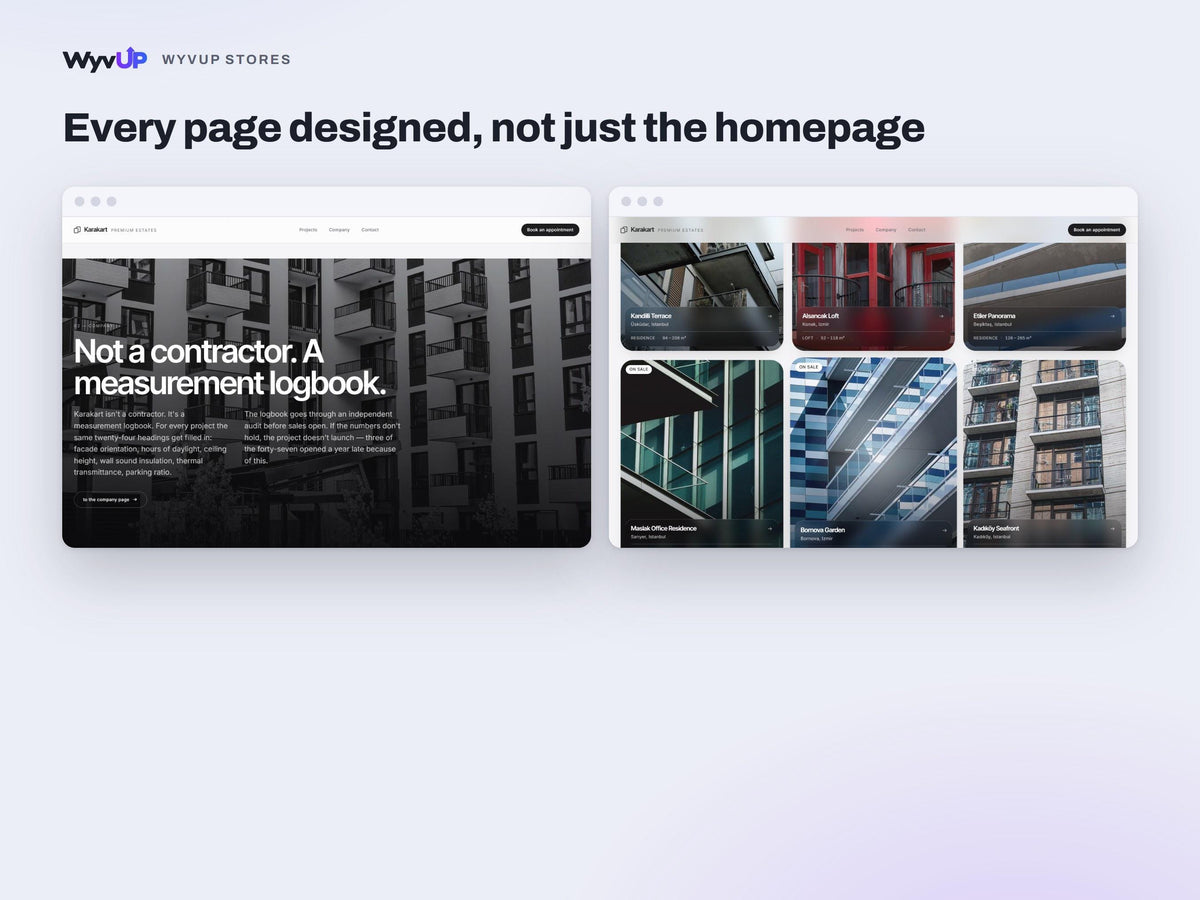 Luxury Real Estate Website Template | Realtor & Property Developer Site | Lovable AI Editable React Template | Listings Showcase