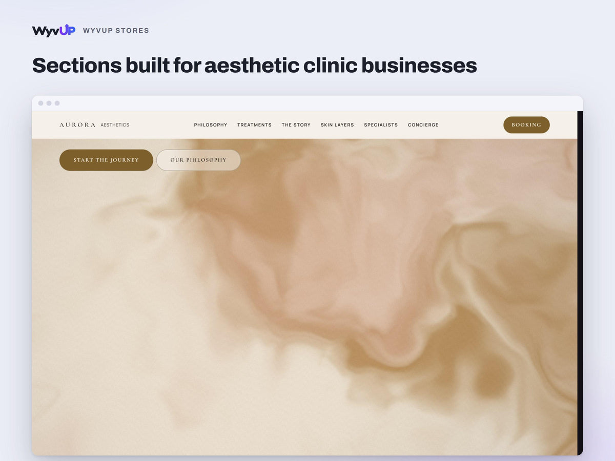 Aesthetic Clinic Website Template | Med Spa & Skin Care Site | AI Editable HTML Template | Treatment Pages