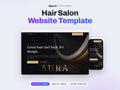 Hair Salon Website Template | Beauty & Lash Studio Site | Lovable AI Editable React Template | Booking Ready