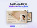 Aesthetic Clinic Website Template | Med Spa & Skin Care Site | AI Editable HTML Template | Treatment Pages